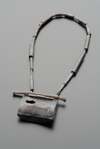 Shibuici, Silver 925 oxidized, Gold 18kt