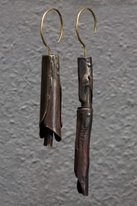 Shibuici, Gold 18kt, Silver 925 Oxidized