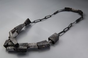 Aluminum (casted), Shibuici, Silver 925 oxidized, Aluminum powder mixed with paint