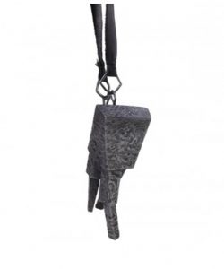 Shibuici, Silver 925 oxidized, Leather
